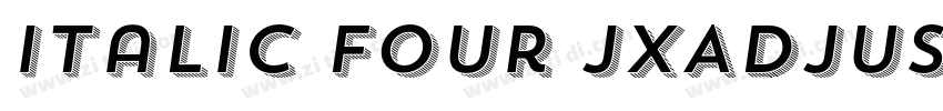 Italic Four JXAdjust字体转换